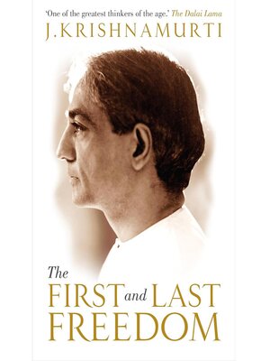 cover image of The First and Last Freedom